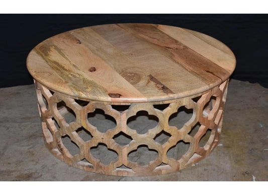 Handcrafted Round Coffee Table